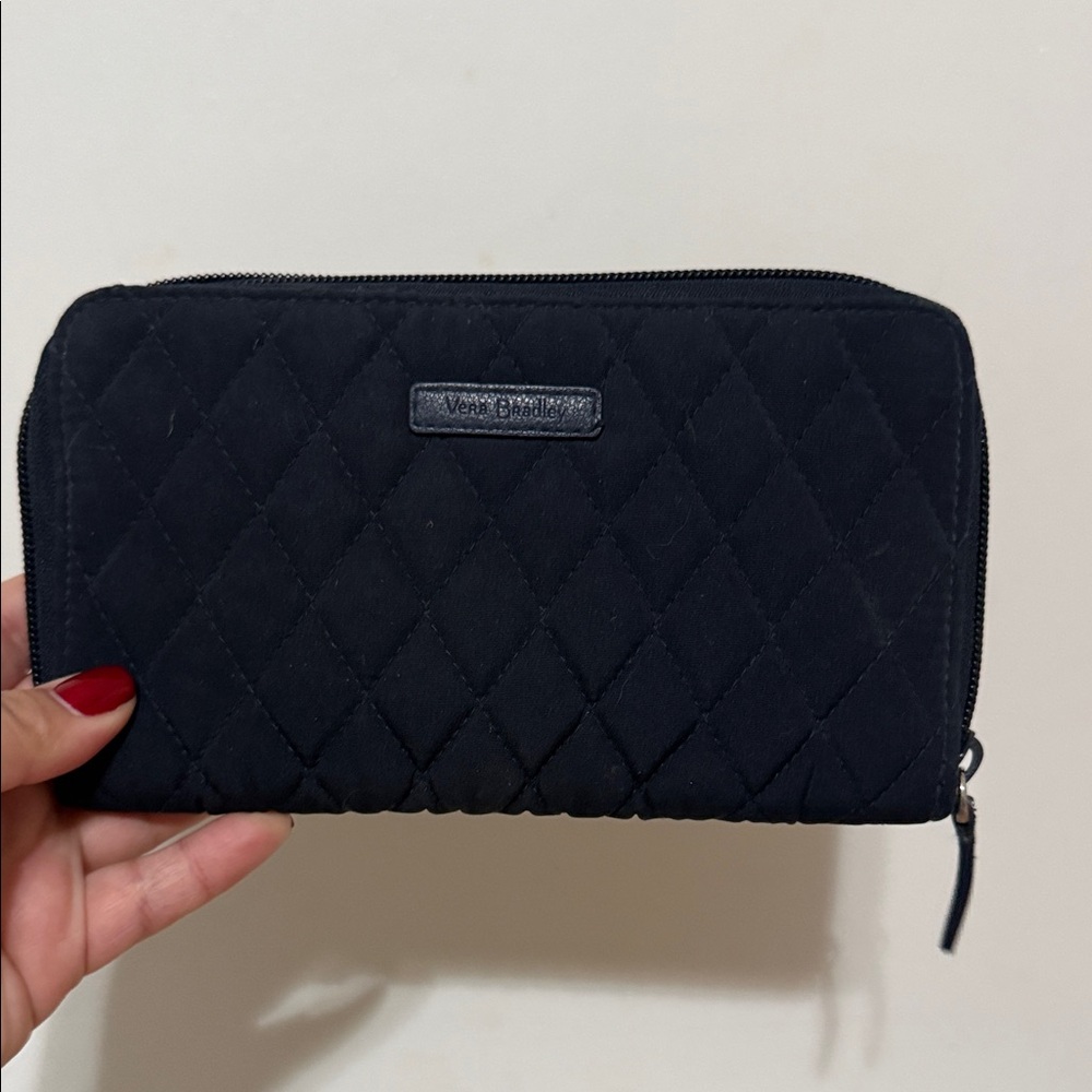 Vera Bradley Navy Blue Quilted Wallet